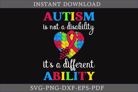 Review: Autism It's a Different Ability SVG