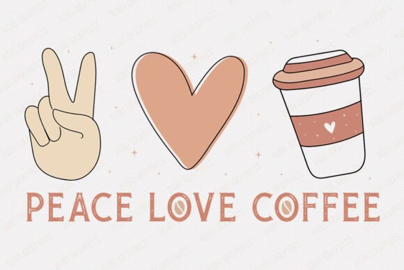 Reviewing Peace Love Coffee - Retro SVG for Stitchers
