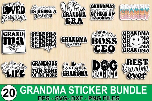 Reviewing the Grandma Sticker Design Bundle for Embroidery