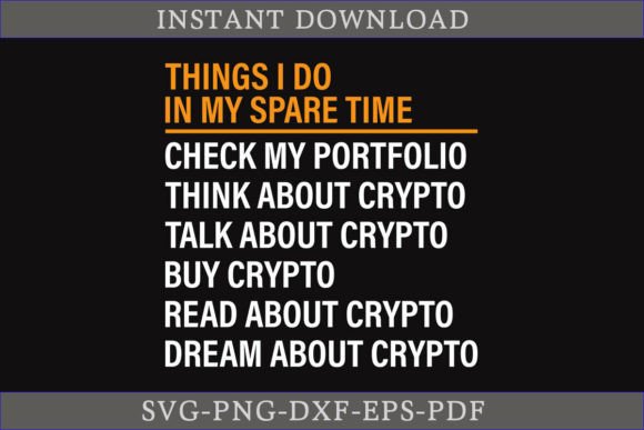 Reviewing Things I Do in My Spare Time Bitcoin SVG